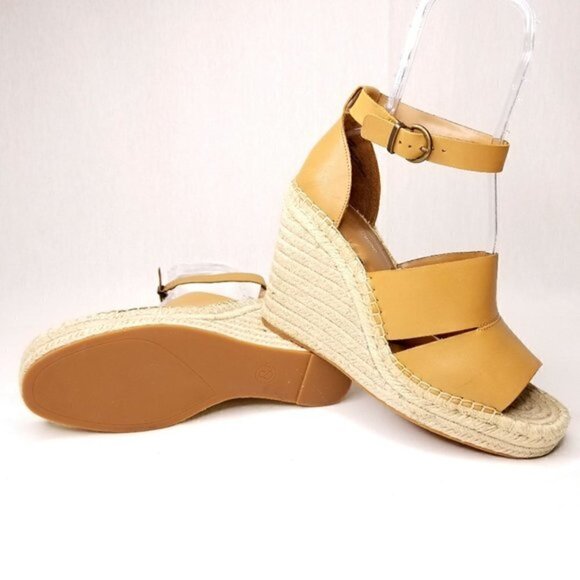 Treasure & Bond Sannibel Platform Wedge Leather Sandal Women’s Size 11 M - Picture 5 of 9